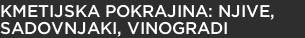 Kmetijska pokrajina: njive, sadovnjaki, vinogradi Kmetijska pokrajina: njive, sadovnjaki, vinogradi