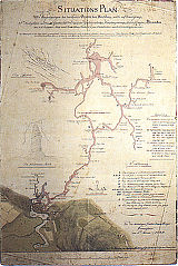 Slika 10: Načrt Postojnske jame iz 1834.