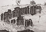 Slika 1: Prerez Svete jame, objavljen v delu Oryctographia carniolica.